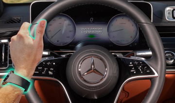 Mercedes trong tương lai sẽ quét tĩnh mạch của người lái để khởi động