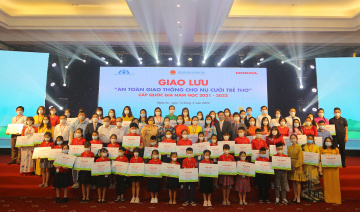 Honda Việt Nam trao giải “An toàn Cwincom Cá cược thể thao cho nụ cười trẻ thơ” năm học 2021 – 2022