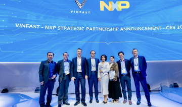 VinFast bắt tay NXP Semiconductors phát triển xe điện thông minh