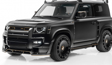 Land Rover Defender "biến hóa" thành phiên bản "bóng đêm" siêu mạnh bởi hãng độ Mansory