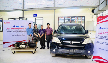 Honda Việt Nam tặng xe cho các trường dạy nghề