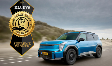 Kia EV9 được bình chọn là "Xe tốt nhất giành cho phụ nữ năm 2024"