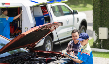 Đi xe Ford được bảo dưỡng xe trong 4 giờ hoặc miễn phí
