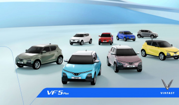 VF 5 Plus thêm 4 màu mới lạ mắt