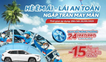 Toyota tung khuyến mãi lớn mùa hè này: Giảm giá phụ tùng, tặng iPad Pro