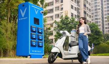 Xe máy điện đổi pin của VinFast đã sẵn sàng