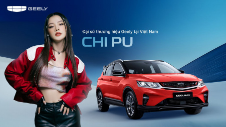 Chi Pu làm Đại sứ thương hiệu cho hãng xe Geely tại Việt Nam