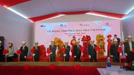 Động thổ dự án Nền tảng hàng đầu cung cấp Cwin com phụ tùng ô tô tại Hải Phòng trị giá 16,7 triệu USD