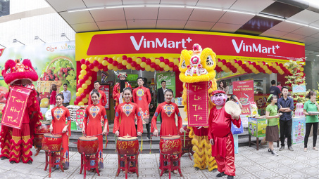 Vinmart + lập kỷ lục: Khai trương 117 cửa hàng trong ngày 31.12.2018
