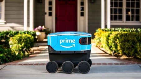 Amazon thử nghiệm người máy giao hàng tự động