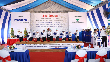 Panasonic Cwin800 hàng ngàn khuyến mãi hơn 45 triệu USD xây dựng nhà máy mới