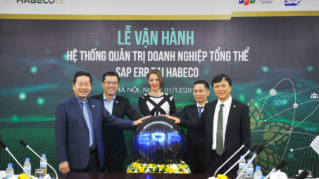 HABECO chính thức vận hành hệ thống quản trị Cwincom hiện đang mở ERP