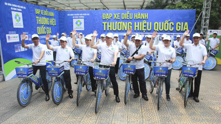 Đạp xe Diễu hành Tuần lễ Thương hiệu quốc gia 2019