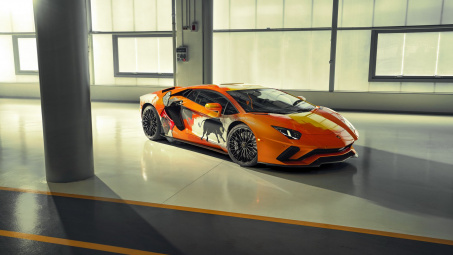 Lamborghini Aventador S trở thành tác phẩm nghệ thuật từ tay hoạ sĩ mới 19 tuổi