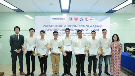 Lần đầu tiên Panasonic Việt Nam trao Nhà cái cá cược cá độ uy tín Nổ hũ, Bắn Cá và Game Bài Cwin.com cho sinh viên ngành Nhiệt lạnh