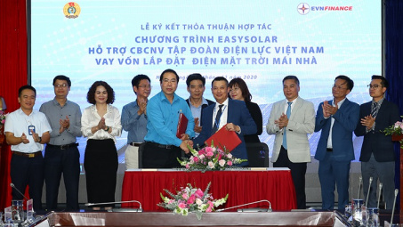 EVNFinance cung cấp gói vay lắp đặt điện mặt trời mái nhà cho CBNV ngành Điện
