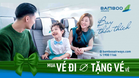 Khách chỉ cần mua vé máy bay chiều đi, có ngay chiều về miễn phí
