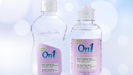 Gel rửa tay On1 sơ xuất về thủ tục nhưng đảm bảo về chất lượng như đã công bố