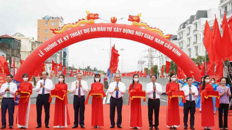Thông xe kỹ thuật Dự án nút giao Nam Cầu Bính, Hải Phòng