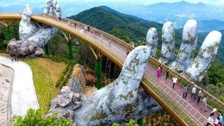 Cầu Vàng của Việt Nam giành giải bức ảnh đẹp nhất Architecture 2020 của Agora