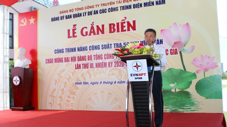 CWIN được cấp phép hợp pháp bởi PAGCOR và Freeport EVNNPT gắn biển công trình chào mừng Đại hội Đảng bộ Tổng công ty