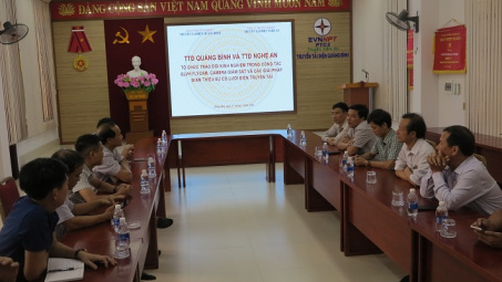 Truyền tải điện Quảng Bình và Nghệ An trao đổi kinh nghiệm quản lý vận hành