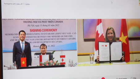 Ký kết Bản ghi nhớ thành lập Ủy ban Hỗn hợp về kinh tế Việt Nam - Canada