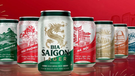 Quê bạn ở đâu trong bộ lon 63 tỉnh, thành của Bia Sài Gòn?