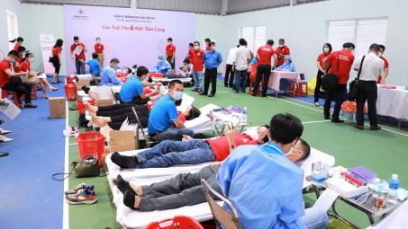 EVNGENCO3: Tham gia hiến máu hưởng ứng tuần lễ hồng EVN lần VII