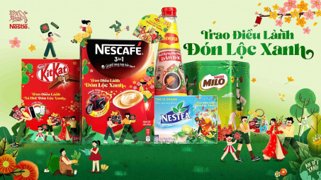 NESTLÉ Tết 2022 cùng người M.Cwin800.com thể thao, casino live, bắn cá và slot nổ hũ “Trao điều hành, Đón lộc xanh”