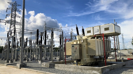 EVNSPC nghiệm thu đóng điện dự án 110kv giải phóng năng lượng điện gió tại tỉnh Cà Mau