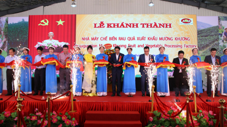 Khánh thành nhà máy chế biến rau quả Cwin Đăng Ký + 1888k Mường Khương tổng vốn Cwin800 hàng ngàn khuyến mãi 42 tỷ đồng