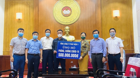 EVNGENCO1 ủng hộ 500 triệu đồng cho công tác phòng, chống dịch Covid-19