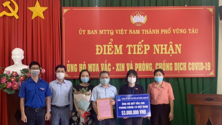 Người Nền tảng hàng đầu cung cấp Cwin com Khí Đông Nam ủng hộ quỹ vắc xin chống Covid -19