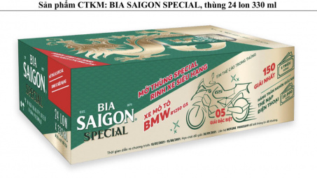 Thể lệ Chương trình khuyến mại “Mở thùng Special – Rinh xe siêu hạng” của Bia Saigon
