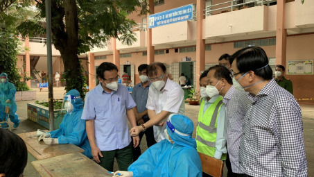 Thứ trưởng Đỗ Thắng Hải tham gia Đoàn công tác Cwin com đăng nhập làm việc tại huyện Bình Chánh