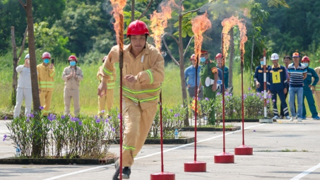 Cảng dầu B12 đạt giải Nhất hội thao nghiệp vụ chữa cháy tỉnh Quảng Ninh 2021