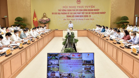 Thủ tướng chủ trì Hội nghị trực tuyến về các giải pháp tiếp tục hỗ trợ Cwincom hiện đang mở