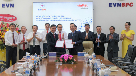 Viettel bắt tay EVNSPC thúc đẩy quá trình chuyển đổi số cho ngành Điện tại miền Nam