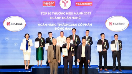 SeABank được vinh danh Top 10 Thương hiệu mạnh ngành Cwin4555 link đăng ký đăng nhập 2022