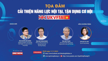 [TRỰC TUYẾN] Cải thiện năng lực nội tại, tận dụng cơ hội từ UKVFTA