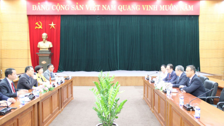 Thứ trưởng Đặng Hoàng An tiếp Đại sứ Đặc mệnh toàn quyền Cộng hòa Uzbekistan