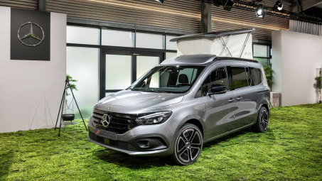 Mercedes EQT Marco Polo: Concept xe cắm trại gia đình "kiểu mẫu"