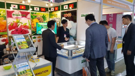 Hỗ trợ Cwincom hiện đang mở quảng bá, giao thương tại Triển lãm Thực phẩm Quốc tế Seoul 2022