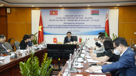 Khai mạc Khóa họp lần thứ 15 Ủy ban liên Cwin com đăng nhập Việt Nam - Belarus về hợp tác kinh tế, thương mại và khoa học, kỹ thuật