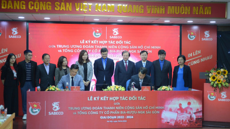 Trung ương Đoàn TNCS Hồ Chí Minh và SABECO ký kết hợp tác giai đoạn 2022 -2024