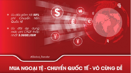 SeABank áp dụng mức phí “kịch sàn” và ưu đãi lên tới 50% cho các giao dịch chuyển tiền quốc tế
