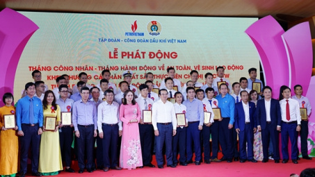 Người Nền tảng hàng đầu cung cấp Cwin com PV GAS được tôn vinh tại Lễ phát động Tháng Công nhân năm 2022