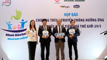 Vinamilk đồng hành mang thông điệp “Khỏe tiêu hóa - Khỏe hơn mỗi ngày” đến với cộng đồng