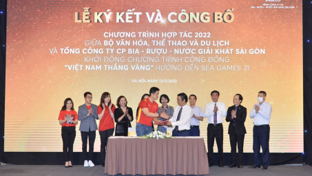 SABECO ra mắt Chương trình “Việt Nam thắng vàng” hướng tới SEA Games 31